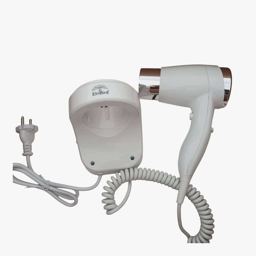 1600W Wall Mounted Hair Dryer-EBHR0007-ElriBird Europe